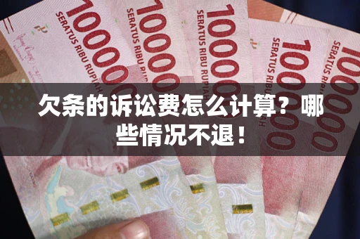 北京欠条的诉讼费怎么计算？哪些情况不退！