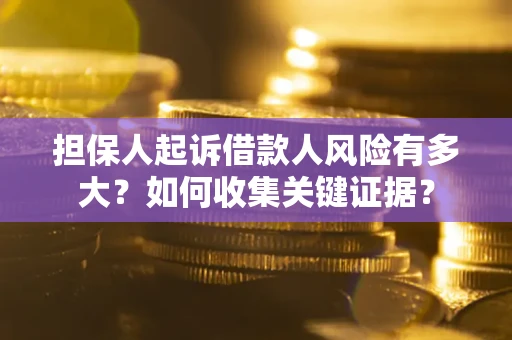 北京担保人起诉借款人风险有多大？如何收集关键证据？