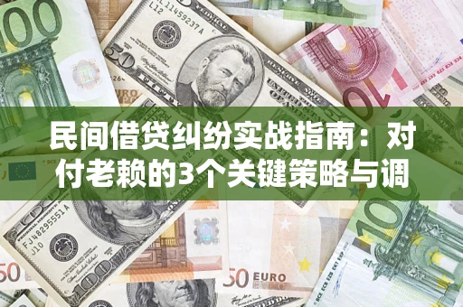 北京民间借贷纠纷实战指南：对付老赖的3个关键策略与调解盲区解析