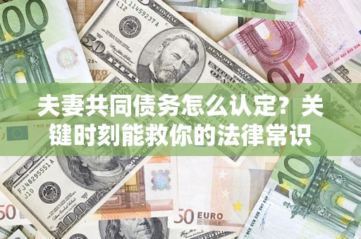 北京夫妻共同债务怎么认定？关键时刻能救你的法律常识